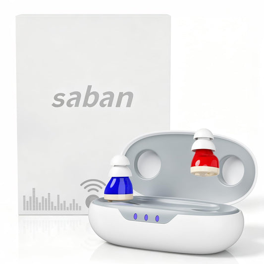 Saban Rechargeable OTC Digital Hearing Aid with Noise Cancellation