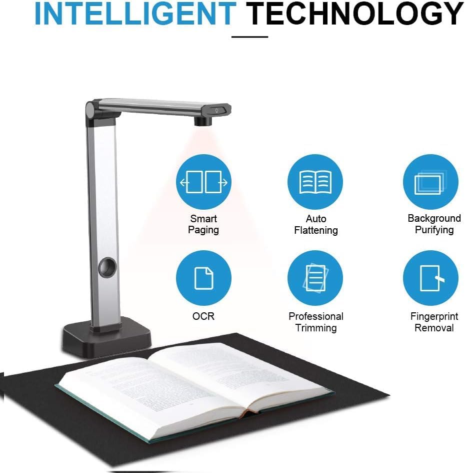 JOYUSING 14MP HD Document Scanner, Capture Size A3, OCR