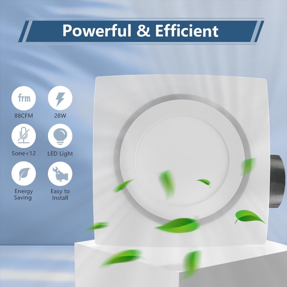 Bathroom Ventilation and Exhaust Fan Ceiling Mount Exhaust Ventilation
