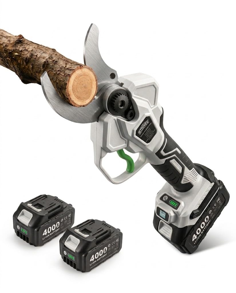 STRIVER Electric Pruning Shears Cordless, 1.8" Cutting Diameter