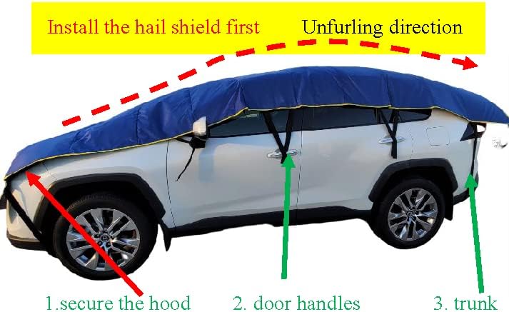 Hail Shield car Cover for Sedan/SUV Against 99% Hail