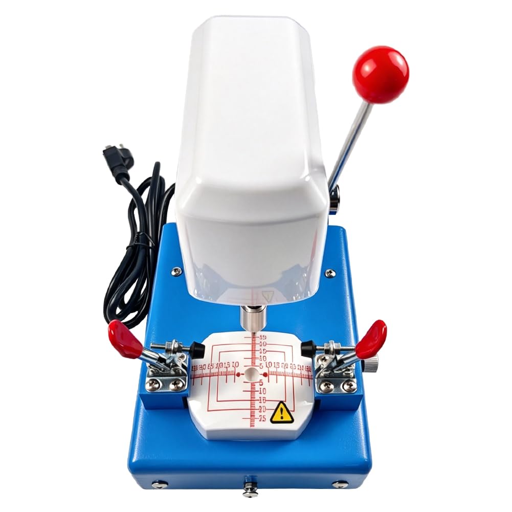 Optical Lens Template Drilling Machine 3-Holes Lens Punching Machine