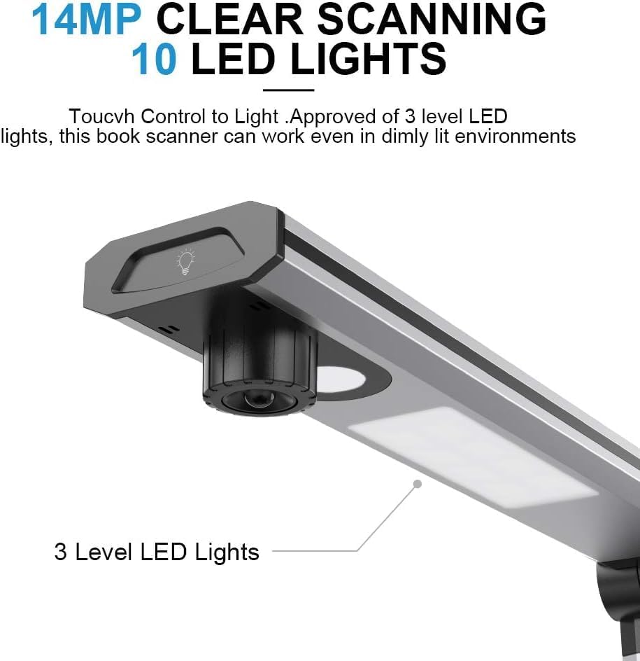JOYUSING 14MP HD Document Scanner, Capture Size A3, OCR