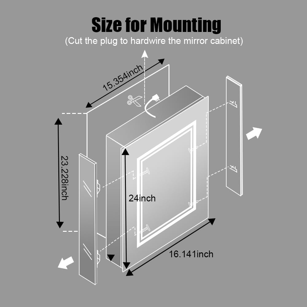 High-End Led Medicine Cabinet,