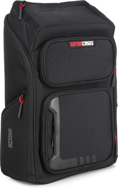 Gator Cases ICON Series Backpack with Weather-Resistant Exterior and Two 10.5" Laptop Compartments, (G-ICON-BP)