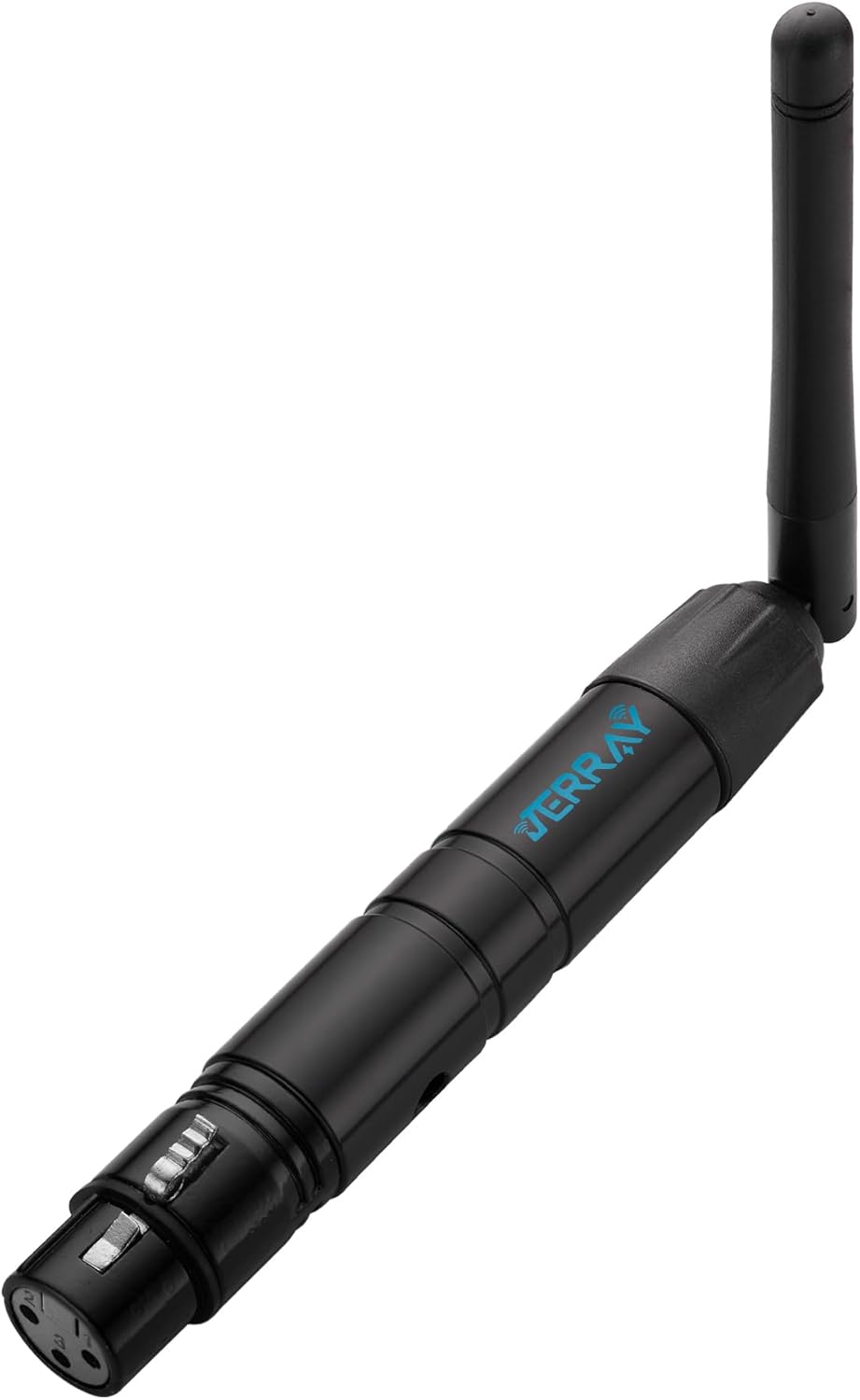 DMX512 Wireless Transmitter and Receivers Set, 2.4G Long Range, 1 Transmitter with 3 Receivers, for Stage Lighting Control (Black)