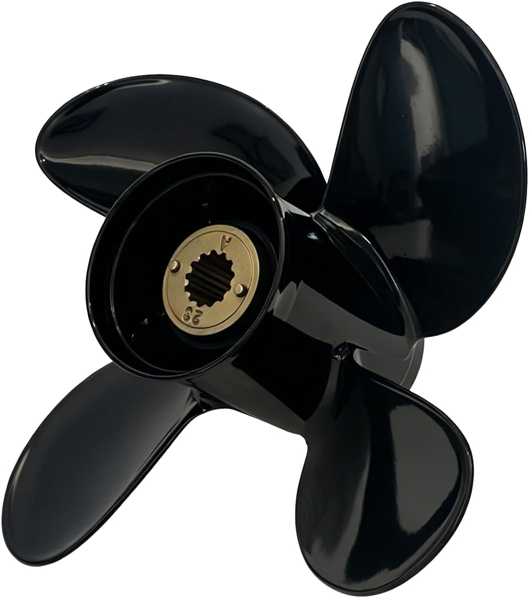 Propeller for Mercury Outboard 30HP-70HP 3-1/4" Gearcase 4 Blades/Outboard Propeller for Mercury Engine Motor 25hp Bigfoot(4 Stroke),13 Tooth Spline 10.3x13 48-8M8026630