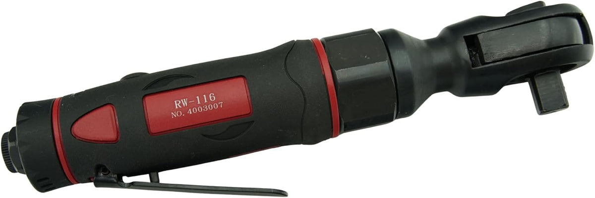 Airboss RW-116 1/2" Heavy Duty Ratchet Wrench Features up to 70 ft-lbs torque and 230 rpm, ideal for fastener installation and removal in tight spaces