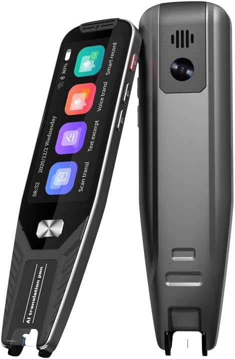 FHC ENTERPRIZE Newest 2023 Model - Portable Offline & Online Pen Scanner and 140 Language-Photo Translator for Dyslexia Students - Easy-to-Use and