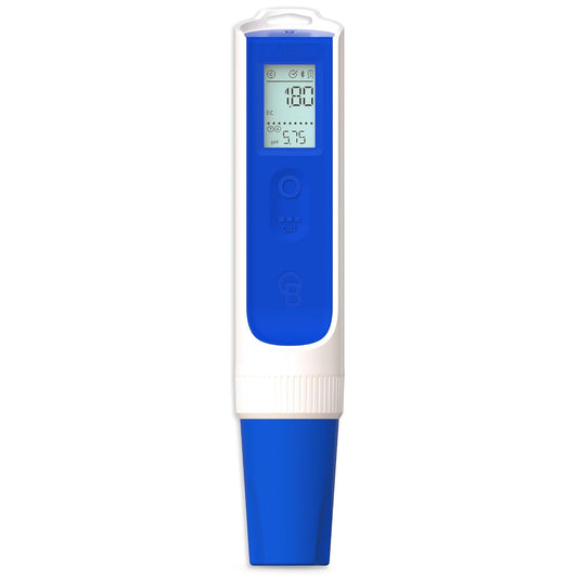 Bluelab OnePen - a 3-in-1 Temperature, EC/PPM and pH Meter, Lightning Fast Readings - Bluetooth Data Sharing & in-App Tracking - Replaceable Probe