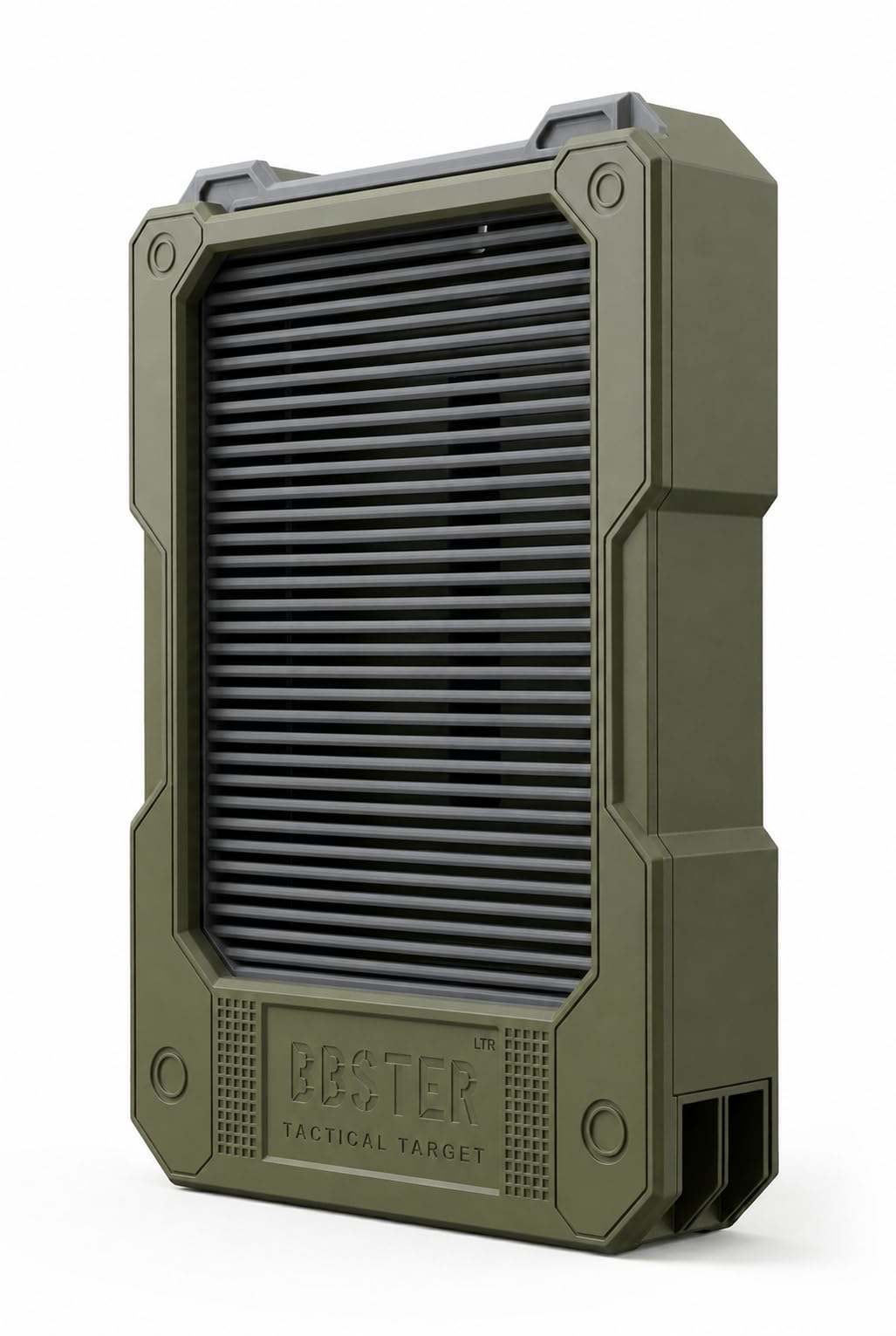 BBSTER Airsoft Target, World's First BB Collecting Target, Polycarbonate Body, Dual Shock-Absorbing Trap for 400+ FPS, Fully Mechanical BB Collecting System, Designed in California.