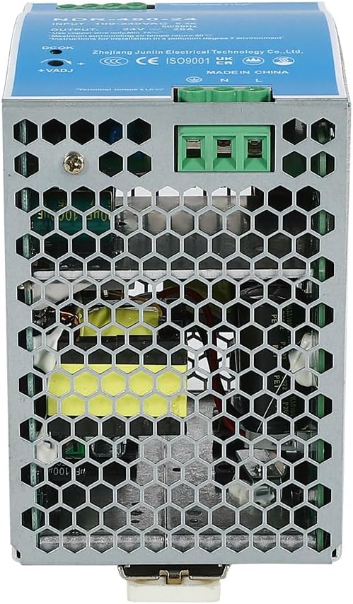 NDR-480-24 24VDC 20 Amp 480W Industrial DIN Rail Power Supply Built-in Active PFC Function Silver+Blue