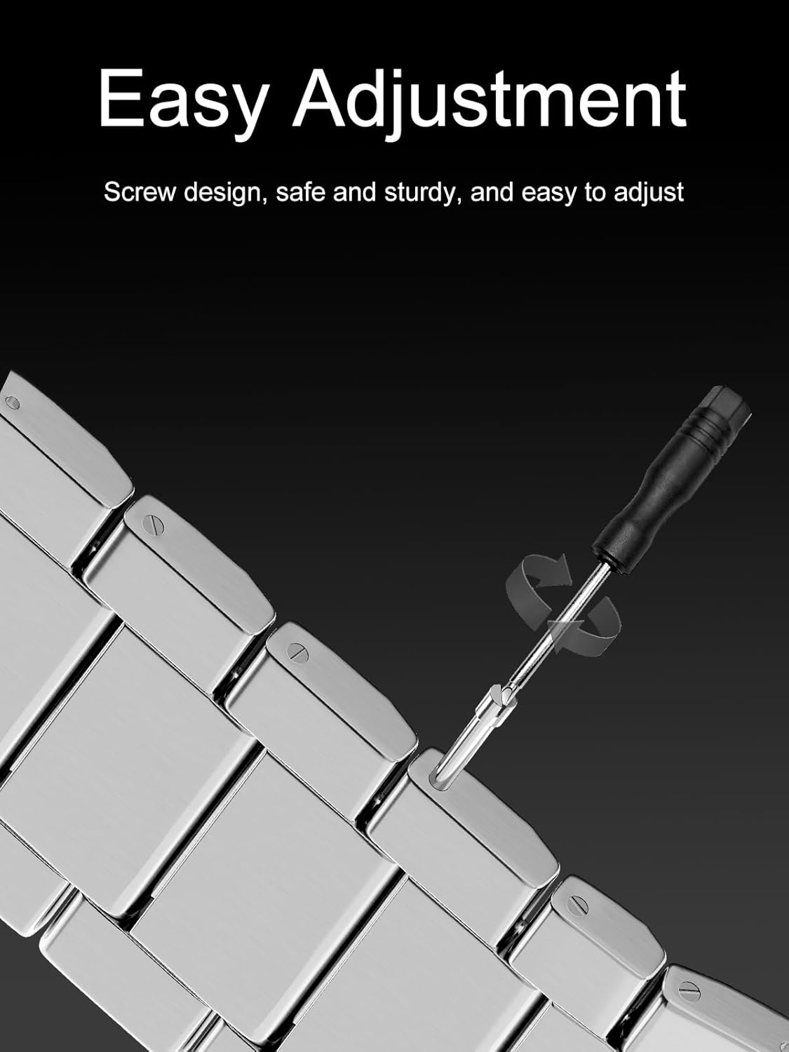 Compatible for Apple Watch Ultra 2 Band 49mm Titanium Metal Men Strap, Adjustable Buckle with Super Scratch Resistant Compatible for Apple Watch Series
