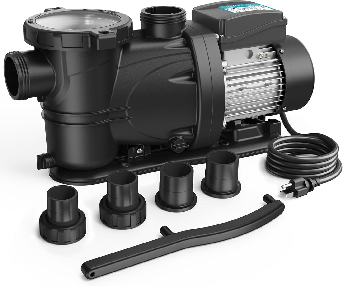 Vidapool 3/4HP Above Ground Pool Pump, 115V, 4135GPH, 1.25&#34;&1.5&#39;&#39;Connection, High Flow, Powerful Self Primming Swimming Pool Pumps with