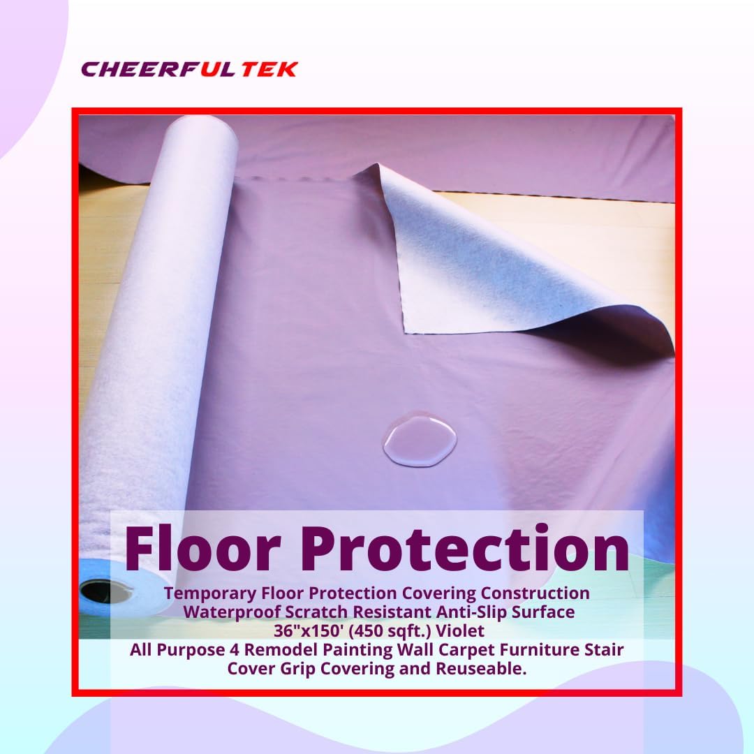 Floor Protection Floor Covering Protection Temporary Floor Protection Plastic Drop Cloth Painting Sheet Pai