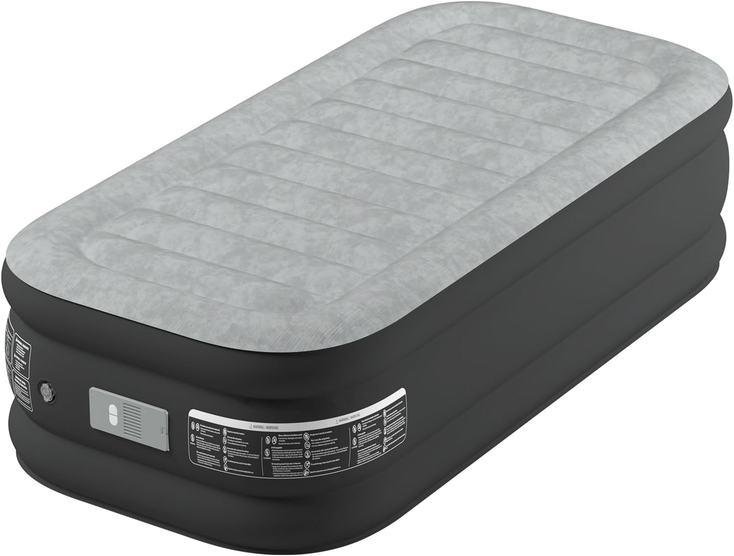 Xsleep Air Mattress with Built in Pump 18 Inches High Push Button to Start/Automatic Stop When Full of Air/Approx. 3 Minutes Fast Inflation and