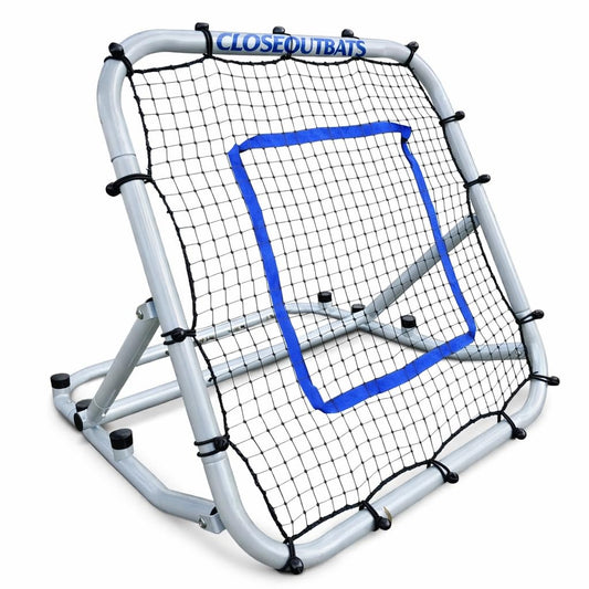 3 x 3 Rebounder Net for Baseball Softball - Portable and Adjustable - Pitching Throwing and Fielding