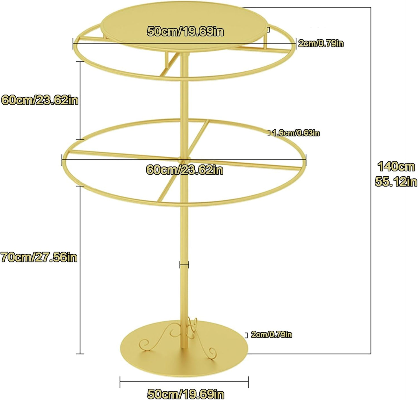 Children's Round Clothes Hanging Rack