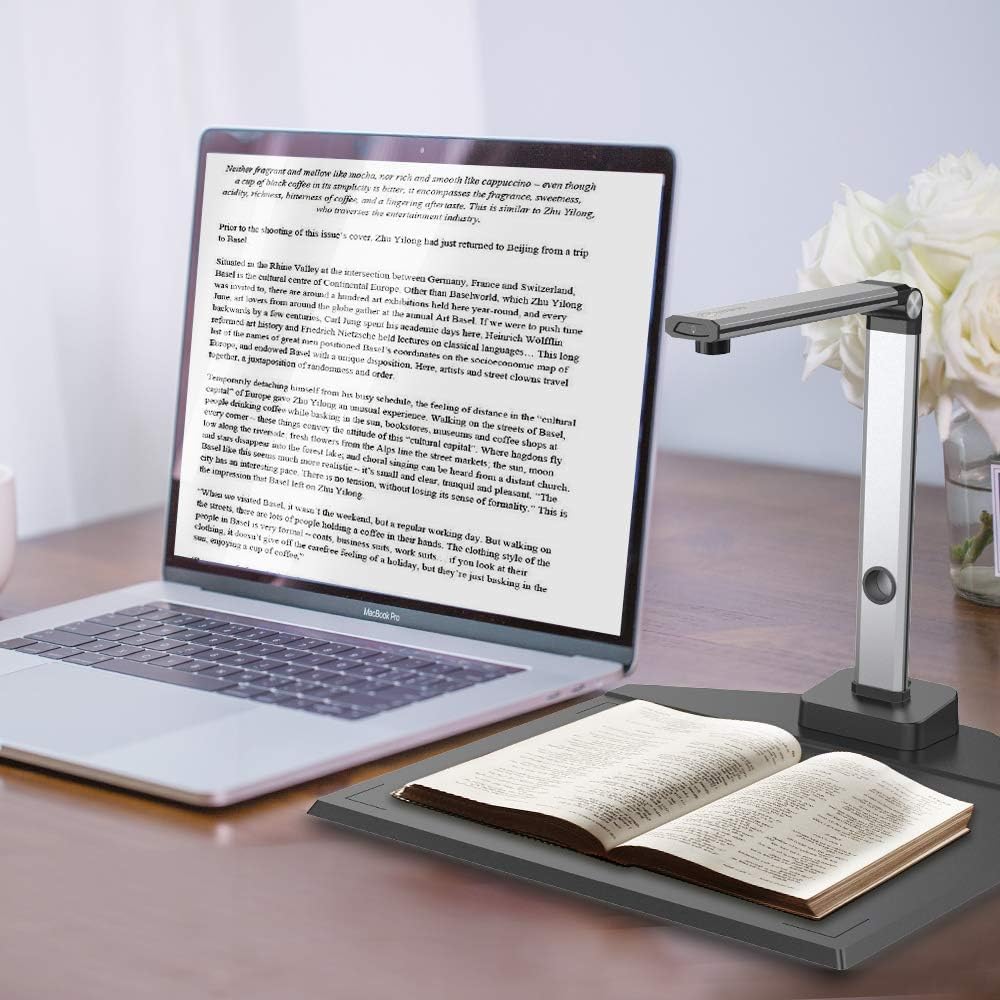 JOYUSING 14MP HD Document Scanner, Capture Size A3, OCR