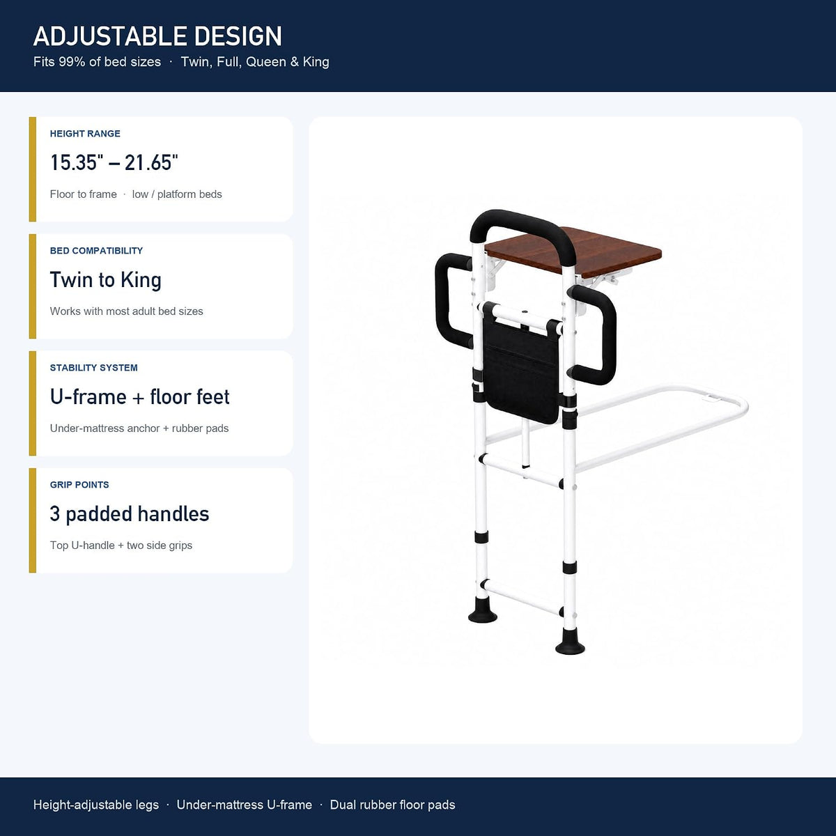 Bed Rail for Elderly Adults