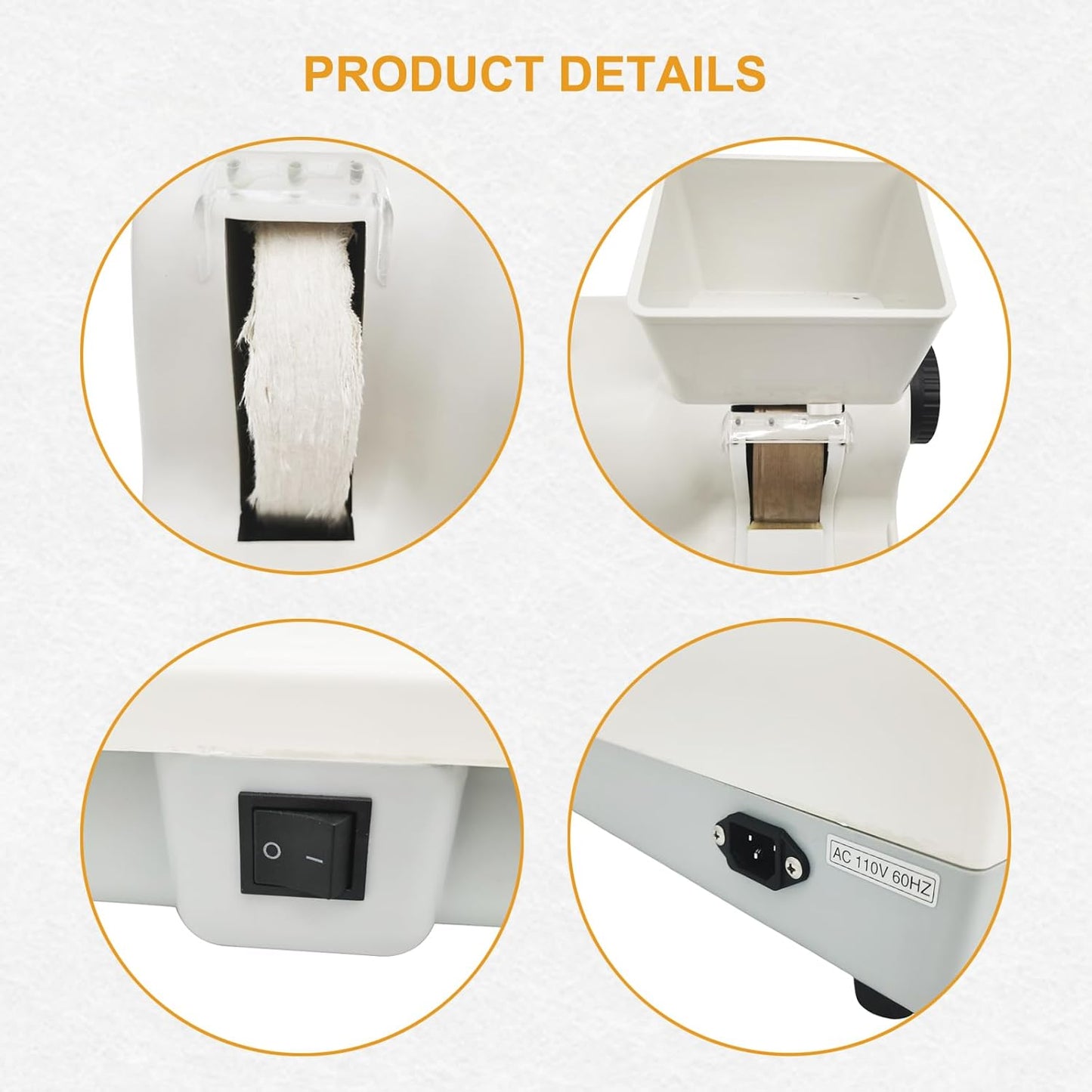 INTBUYING Lens Grinder, Optical Hand Edge-Grinder 110V, Eyeglasses Lens Hand Edger and Polisher for for Grinding and Polishing lens