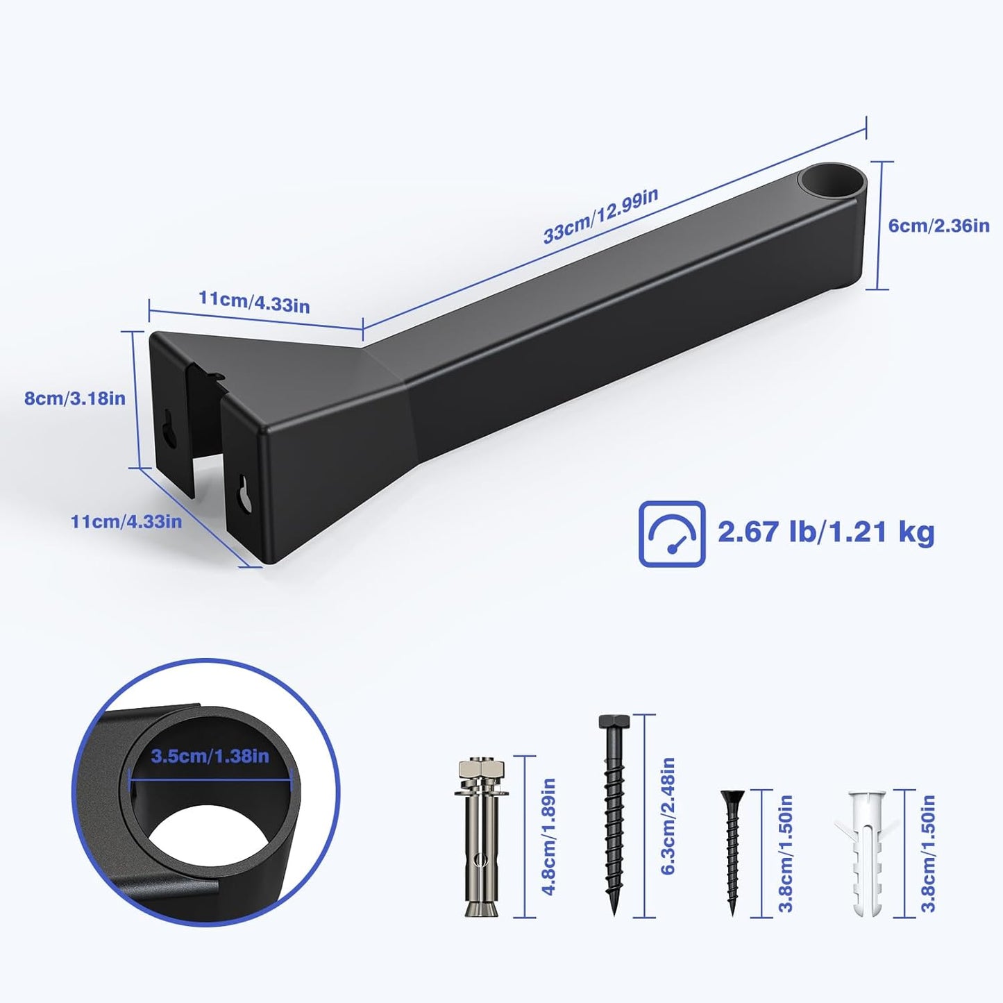 Starlink Mount - Starlink Mounting Kit, Starlink Long Wall Mount, Starlink Wall-Mounted Kit, Starlink Mounting Bracket, Starlink Wall-Mounted Bracket