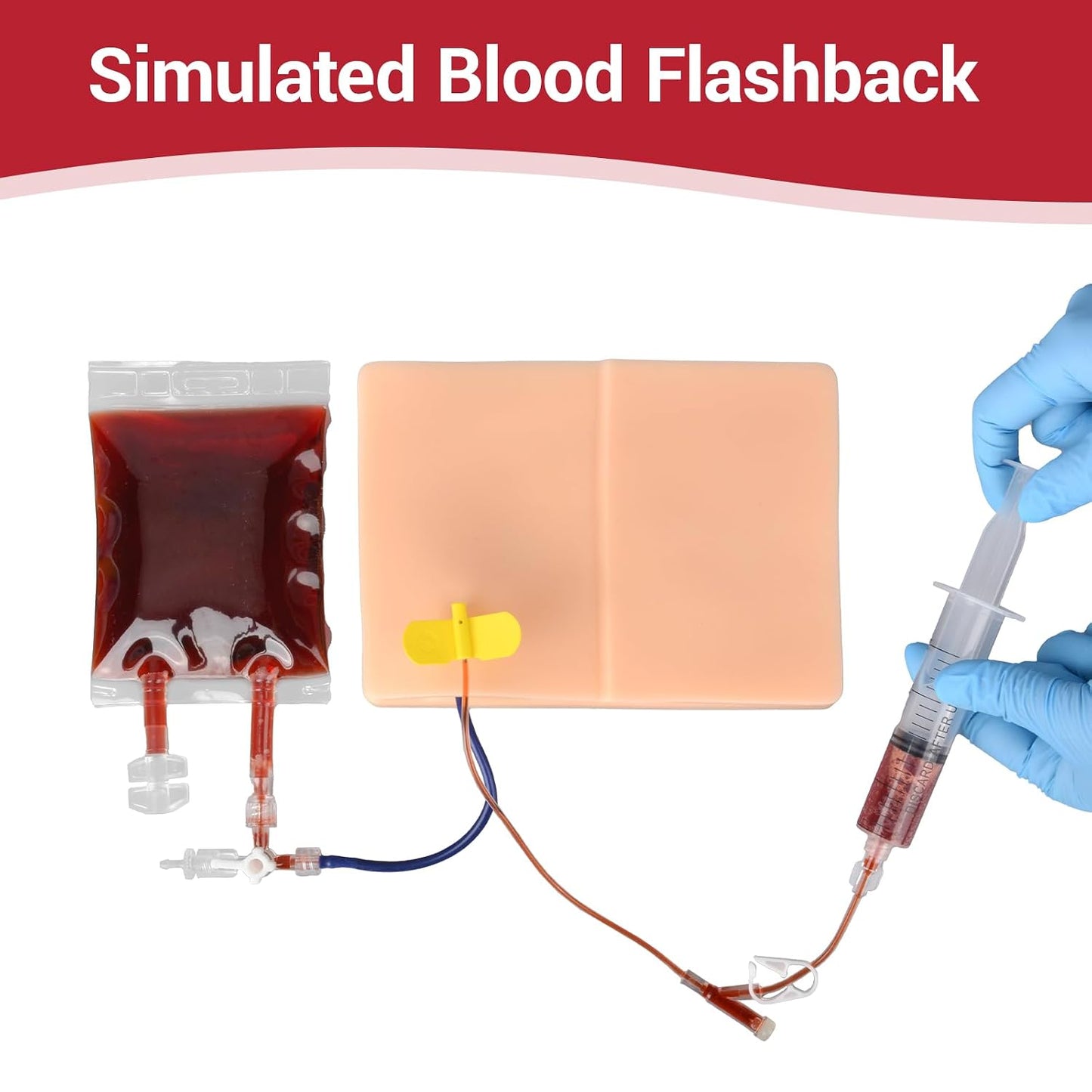 SimCoach Implanted Port Access Trainer, IV Venous Practice Model