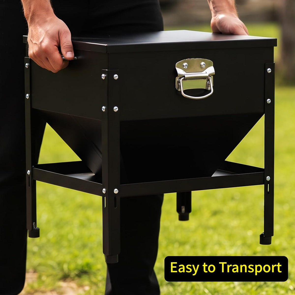 Automatic Large No Waste Chicken Feeder and Waterer Set