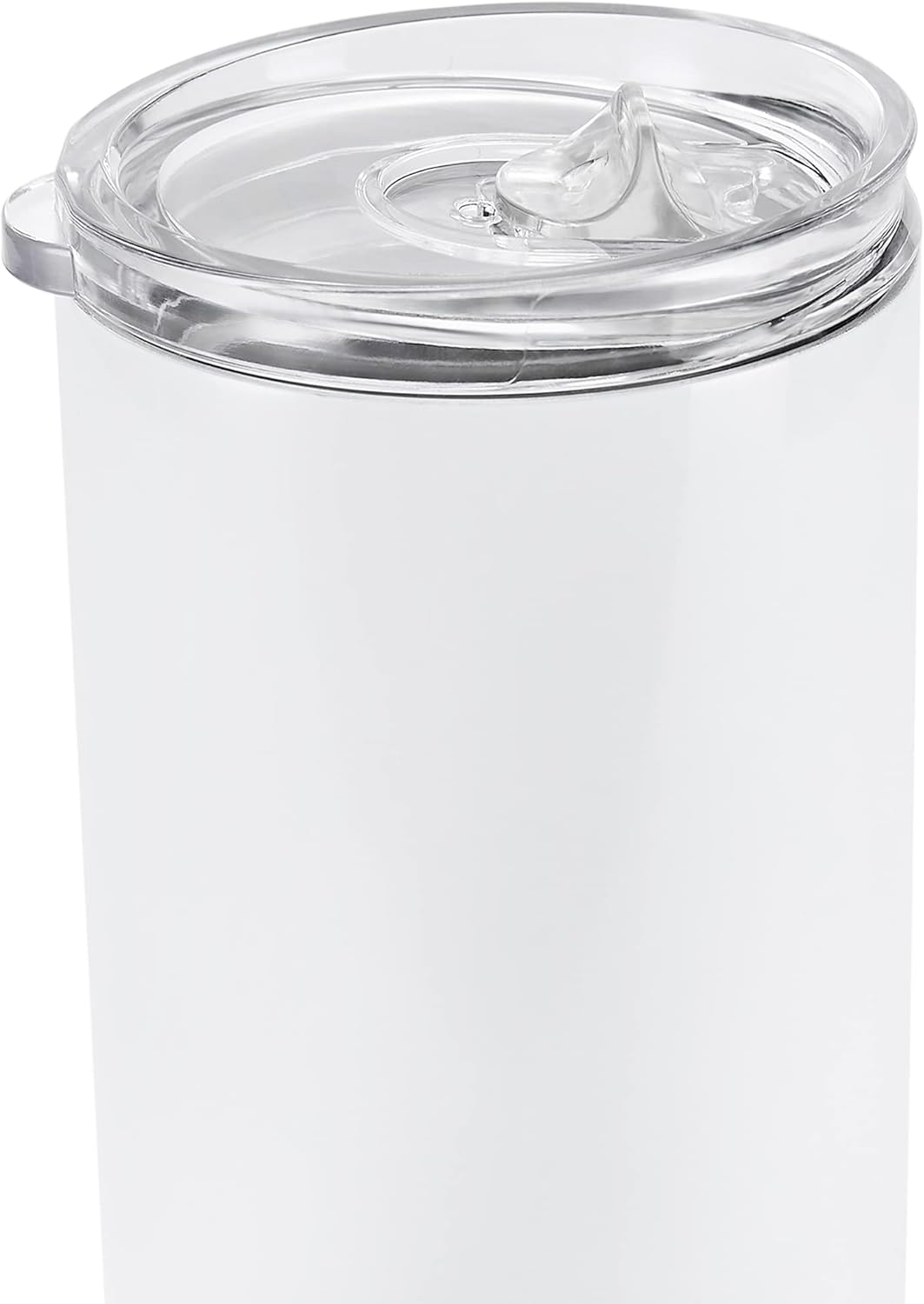 makerflo 25 Pack 30 Oz Skinny Sublimation Blank Tumbler with Splash Proof Lid & Straw, DIY Gifts