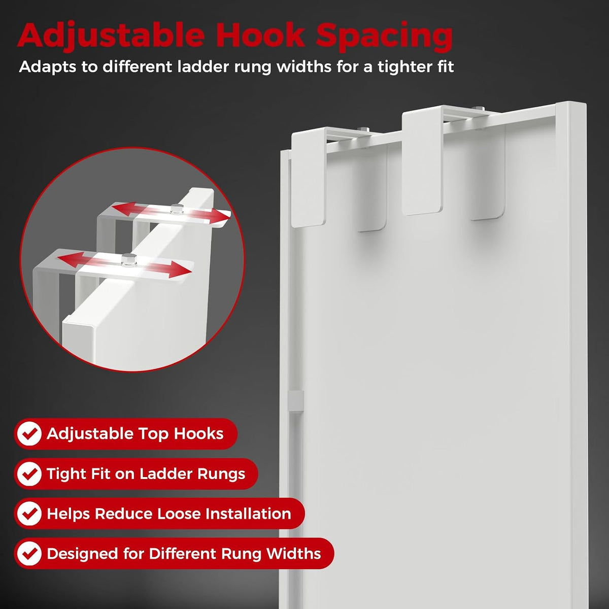 Fixed Ladder Security Lockout, Outdoor Ladder Lockout Safety Device Gray