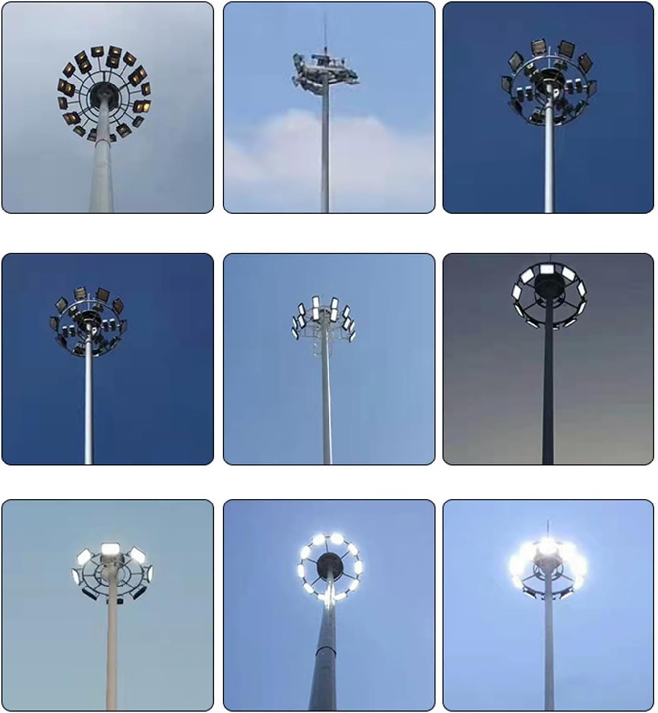 LED Stadium Flood Light commercial,36000LM, 1500W Equivalent LED Arena Lighting Wall Mount Stadium Floodlights Outdoor 5500K 85-277V Waterproof 240W