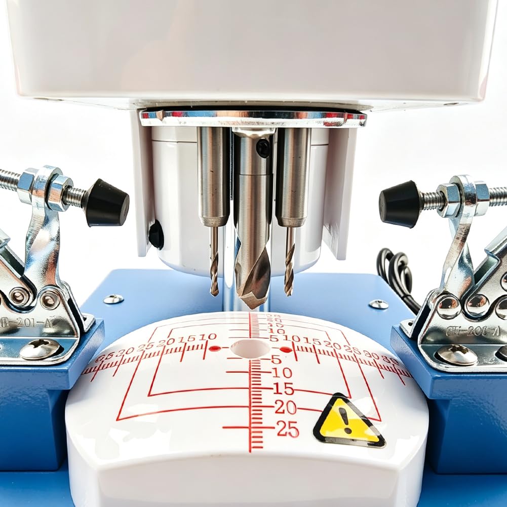 Optical Lens Template Drilling Machine 3-Holes Lens Punching Machine