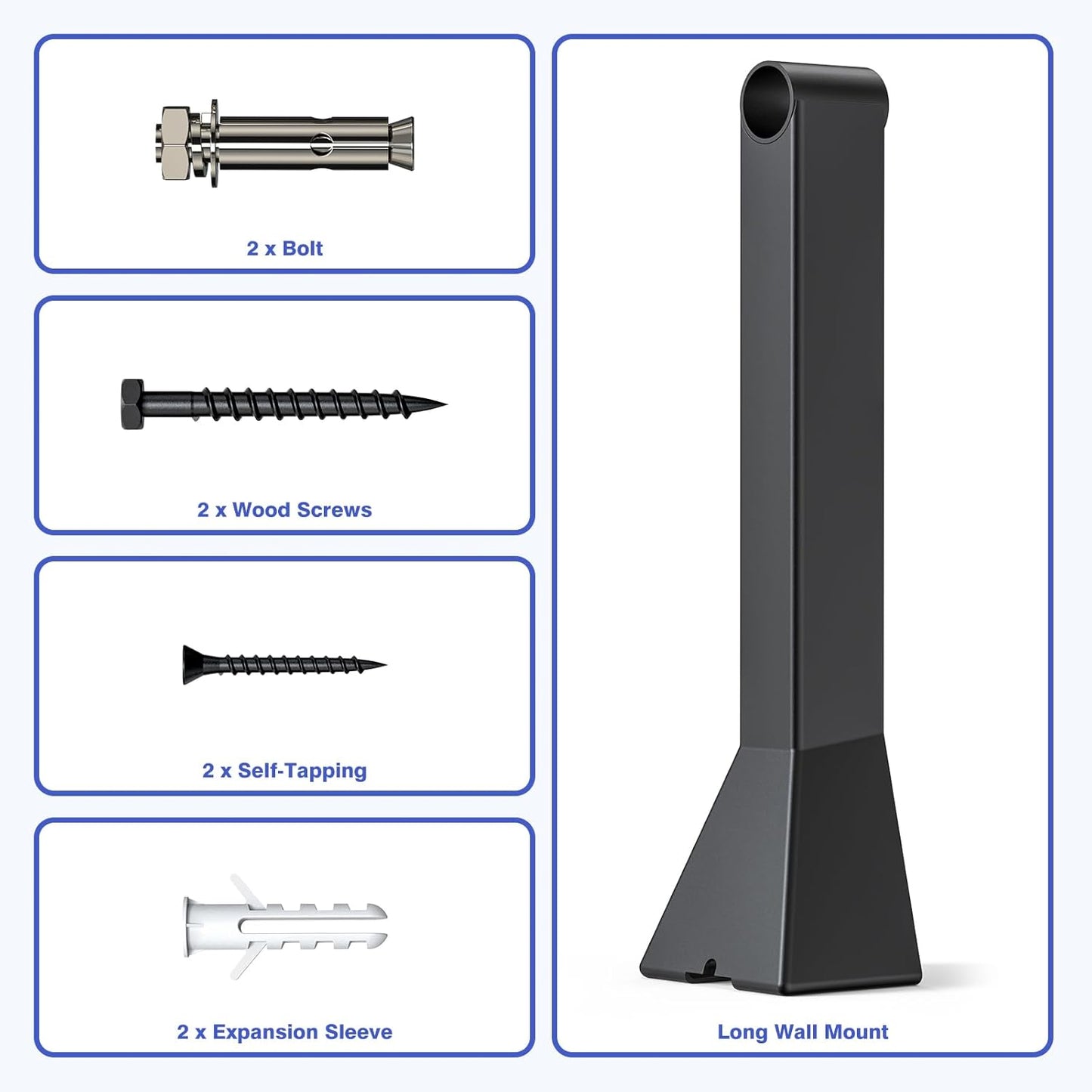 Starlink Mount - Starlink Mounting Kit, Starlink Long Wall Mount, Starlink Wall-Mounted Kit, Starlink Mounting Bracket, Starlink Wall-Mounted Bracket