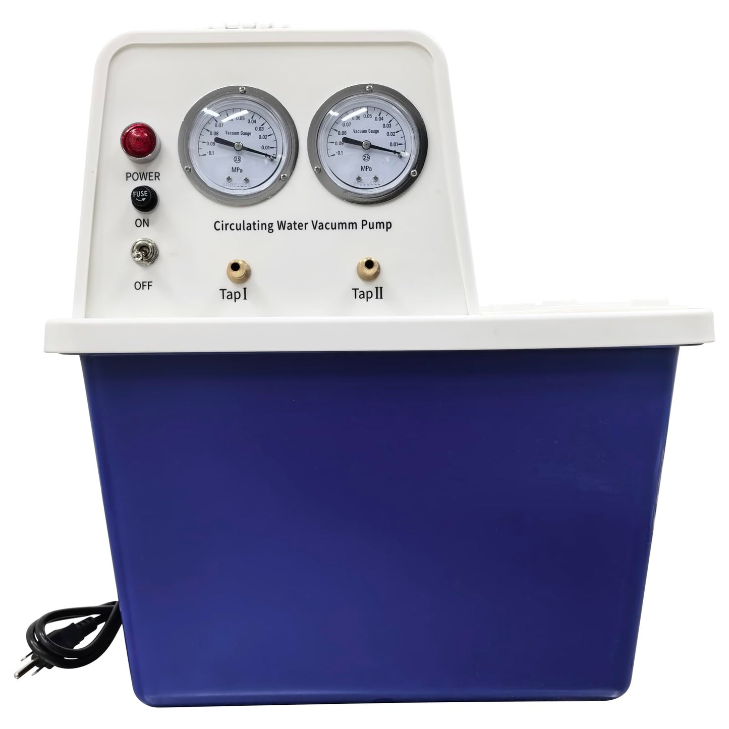 INTBUYING Water Circulating Vacuum Pump with 15L Water Tank Flow Rate 90L/min Water Circulation for Lab Chemistry Equipment