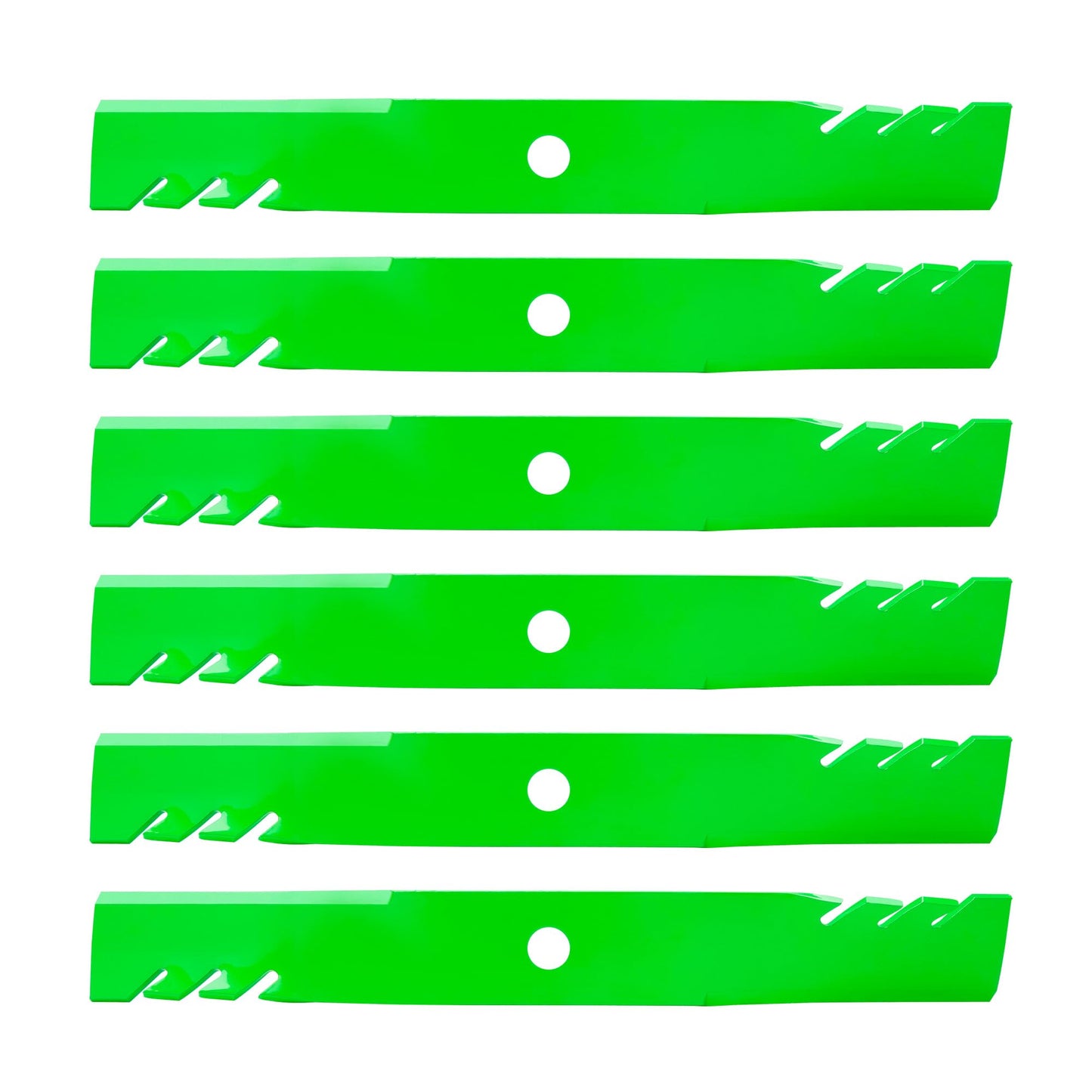 John Deere M128485 M131958 M144196 M163983 TCU15881 396-730 Mower Blades, Compatible with  60 inch Deck 737 757 777 797 997 1023E 1025R 4210 4310 4410(6pack) 6 pack