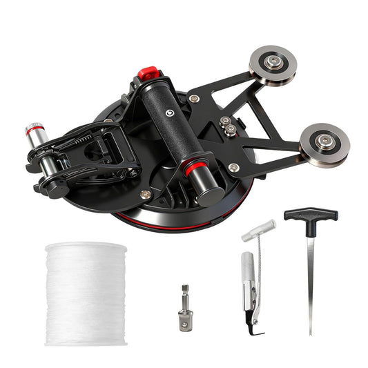 Auto Windshield Removal Tool Kit,Heavy Duty 8Inch Suction Cup (770-lb) with Self Locking Dual Cutting System & 1.2mm Reinforced Cutting Wire for The Quick and Safe Removal of Car Windshields