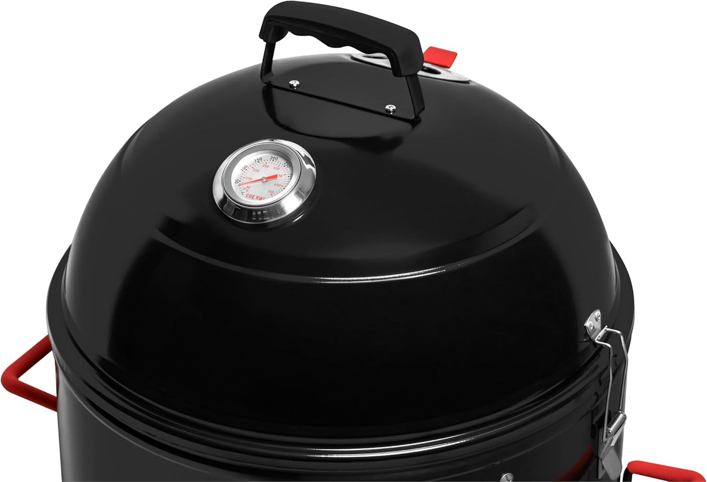 CUE WAY K2 SMOKEGUARDIAN ELITETOWER, vertical Charcoal Smoker,17 inch,Black
