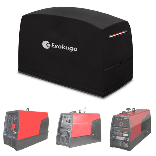 Waterproof Engine Welder Generator Cover for Ranger GXT Series Welder,Engine Driven Welder Cover with Plush Linner,All Weather Protection, Black