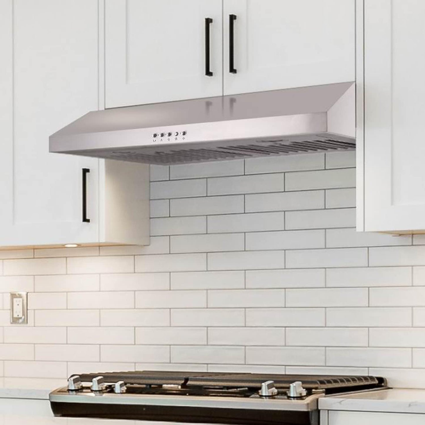 30inch Under Cabinet Range Hood, Ductless and Ducted Convertible, with 400CFM