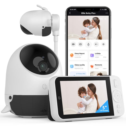 Ellie Baby Monitor with Camera and Audio