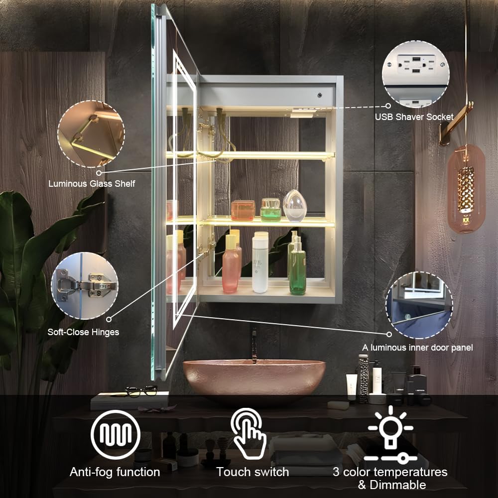 High-End Led Medicine Cabinet,