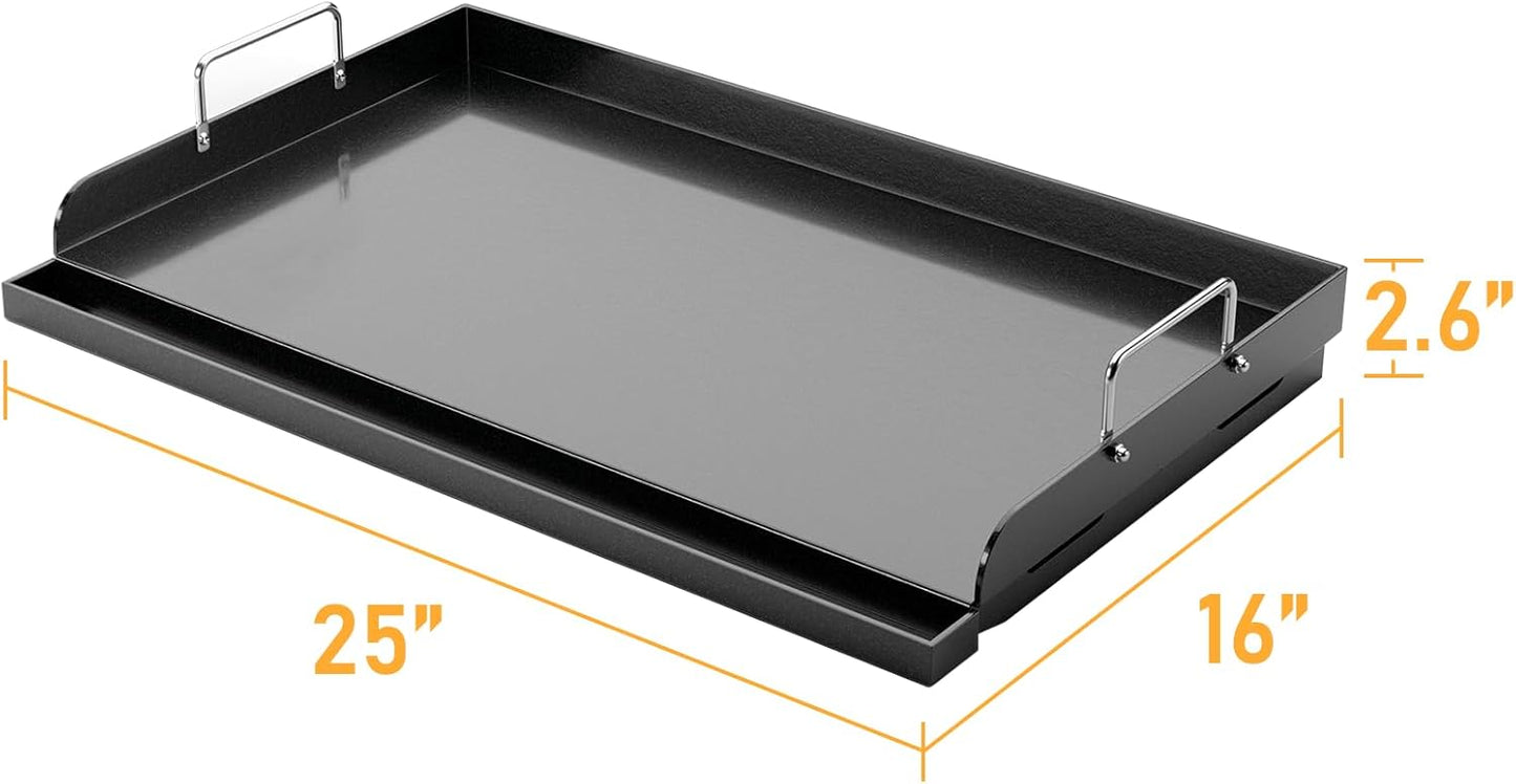 25'x16' Nano-Ceramic Nonstick Griddle for Gas & Charcoal Grills