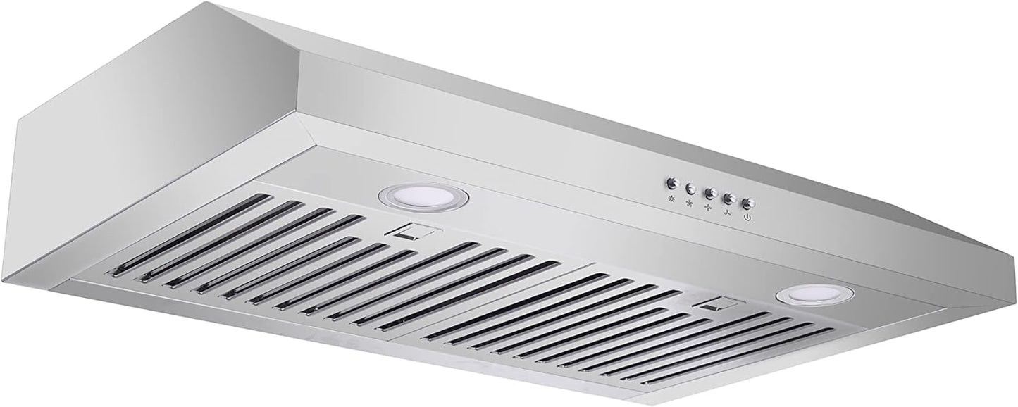 30inch Under Cabinet Range Hood, Ductless and Ducted Convertible, with 400CFM