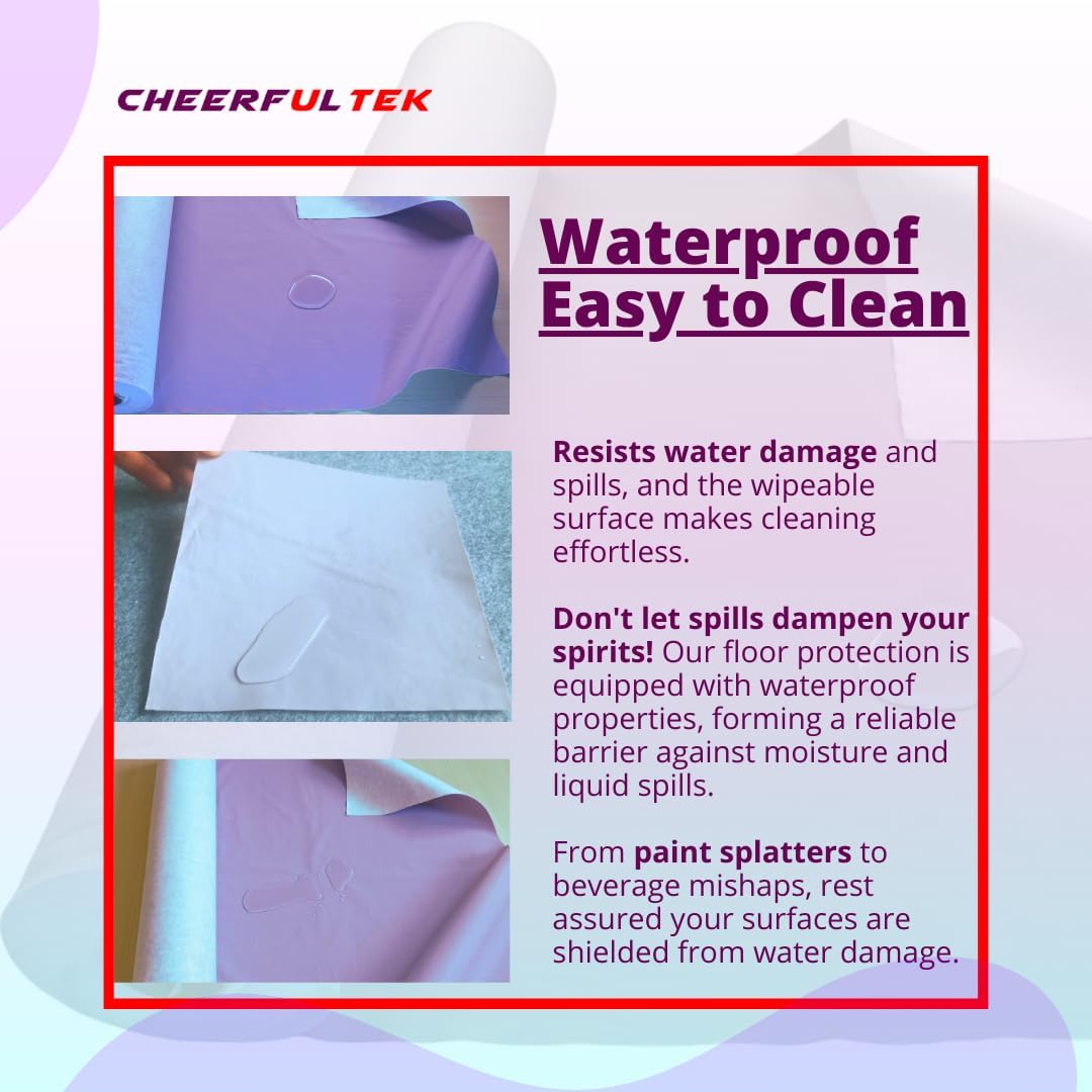 Floor Protection Floor Covering Protection Temporary Floor Protection Plastic Drop Cloth Painting Sheet Pai