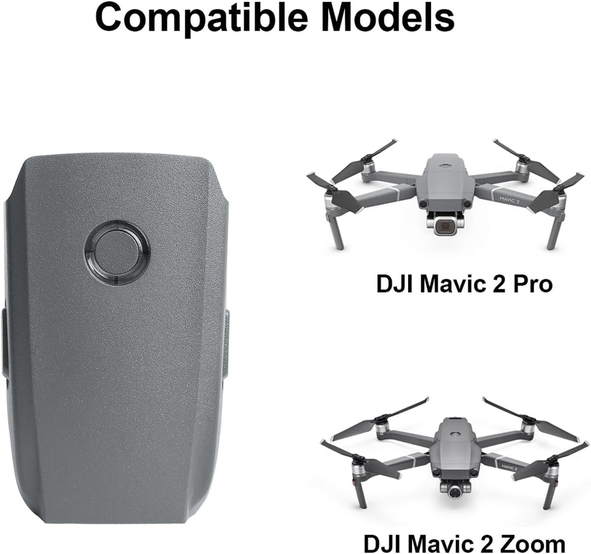 KUWATA Intelligent Flight Battery for DJI Mavic 2 Pro, Mavic 2 Zoom, Mavic 2 Enterprise Advanced, 3850mAh, Camera Drone Extended Battery