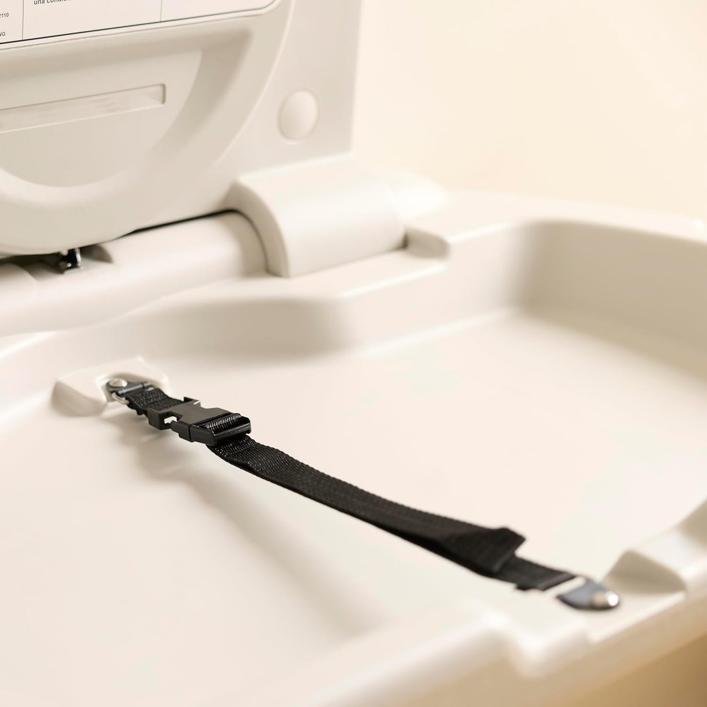 SlimFold Commercial Baby Changing Station - Wall Mounted, ADA Compliant, ASTM Certified, Horizontal Fold-Down Diaper Changing Table for Restrooms, Daycare, Restaurant - White Granite