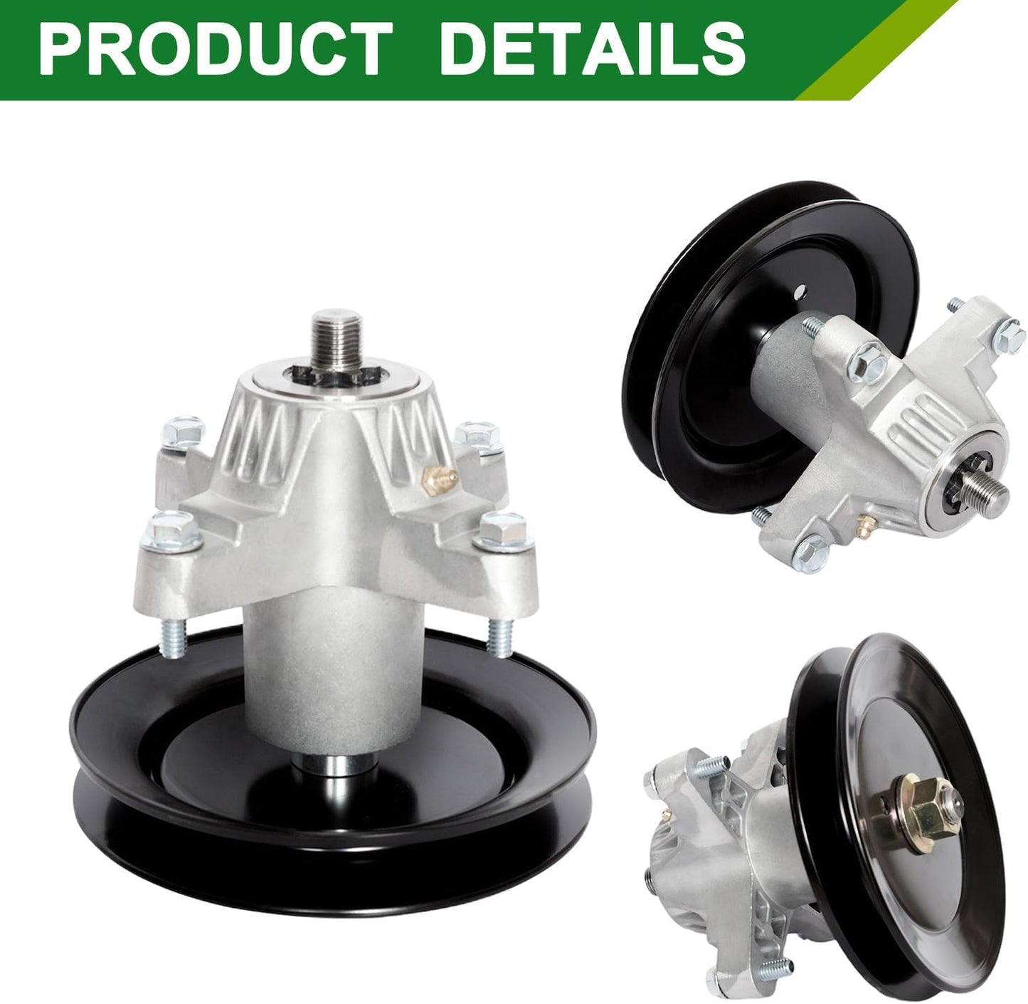 42 Inch Mower Deck Rebuild Kit - Fits Cub Cadet Troy Bilt White Outdoor 42 inch LT1042 Pony LT-542H, 2 Spindles (918-04456) 2 Blades (742-0616) 2 Idlers (756-04129) 1 Belt (754-04060)