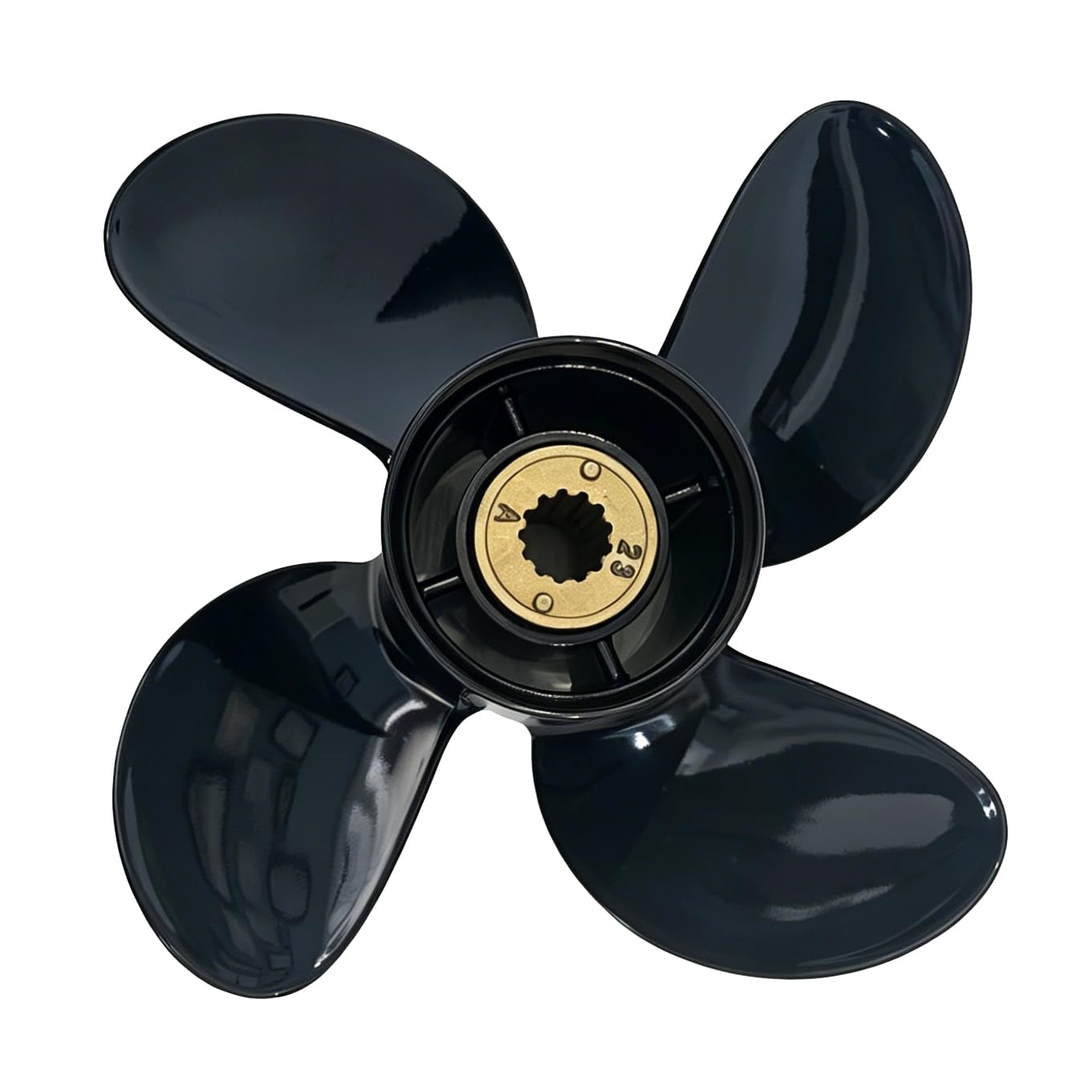 Propeller for Mercury Outboard 30HP-70HP 3-1/4" Gearcase 4 Blades/Outboard Propeller for Mercury Engine Motor 25hp Bigfoot(4 Stroke),13 Tooth Spline 10.3x13 48-8M8026630