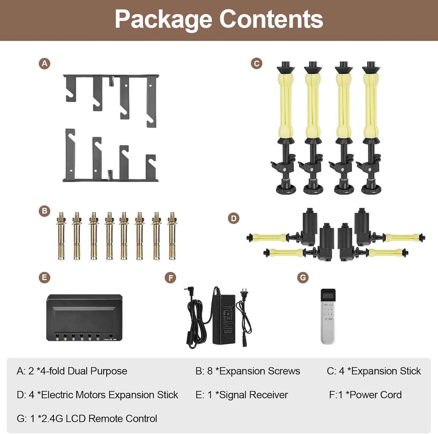 4 Roller Electric Backdrop Support System