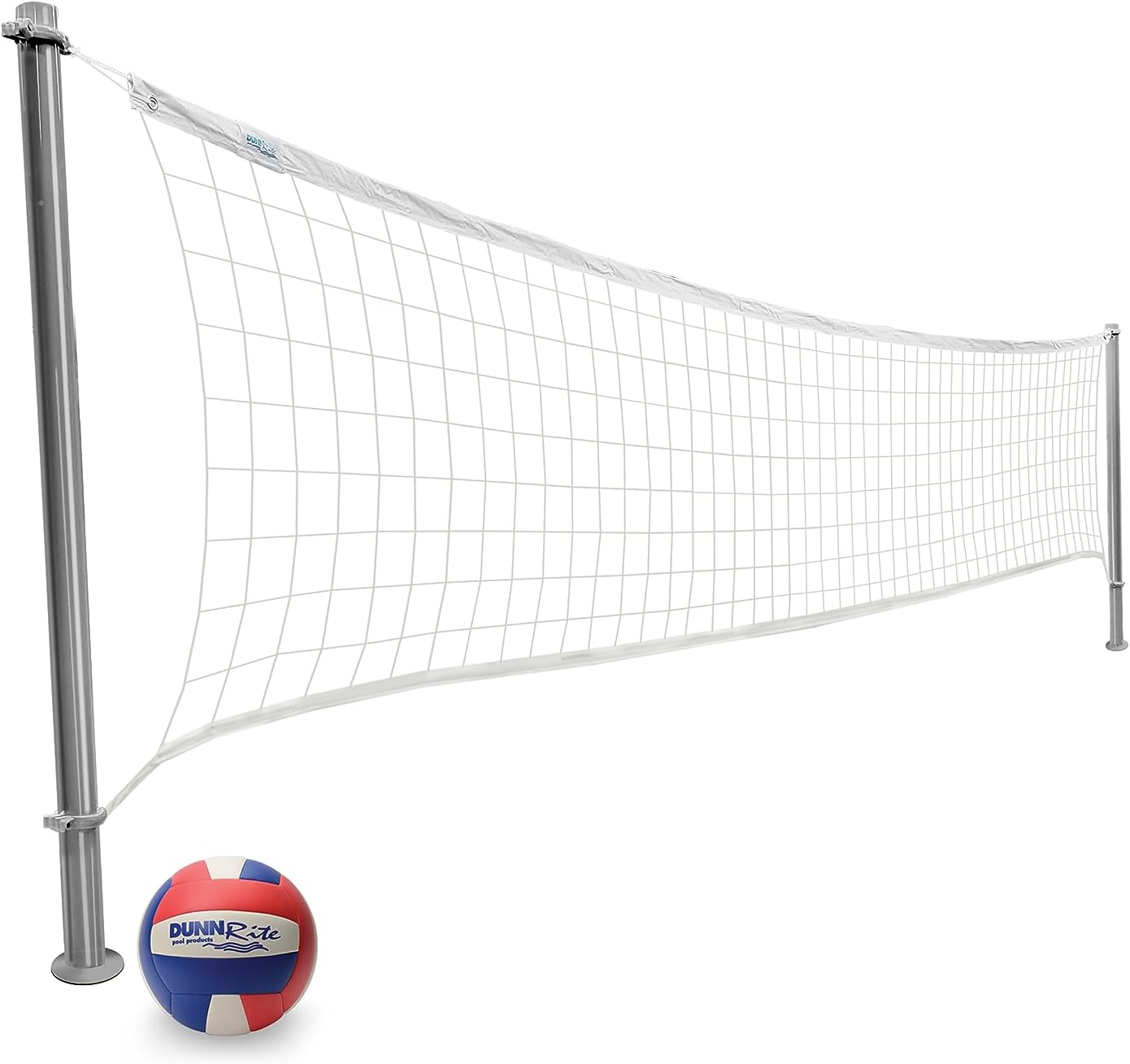 DUNNRITE Stainless Deck Volleyball Set with ball, Pump Not Included